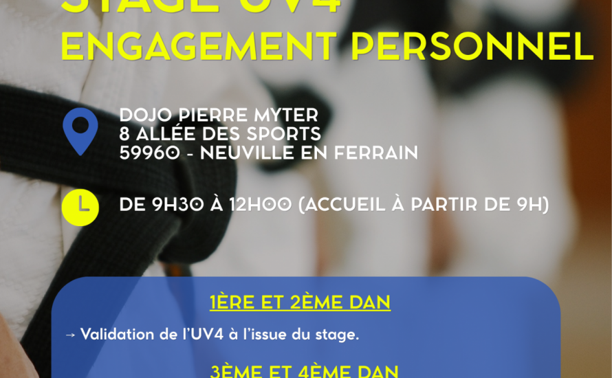 PASSAGE DE GRADES - STAGE UV4 ENGAGEMENT PERSONNEL
